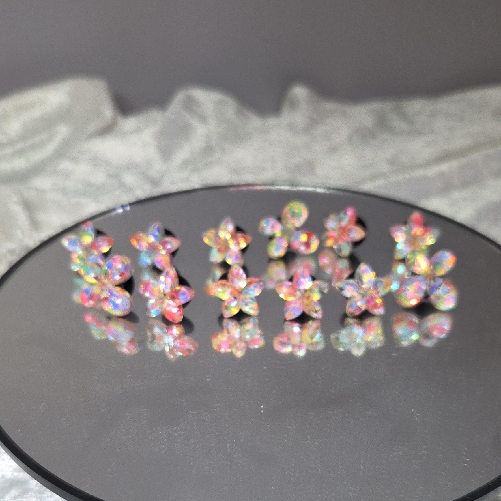 12 Piece Floral Croc Charms